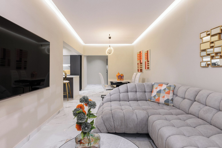 Living area, The Martini Apartments by halu, Central Macedonia
