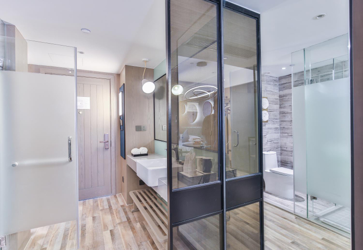 Bathroom 3, SSAW Boutique Hotel Hangzhou Xixi Xin - Near Lingyin Temple and Xixi Wetland Area, Hangzhou
