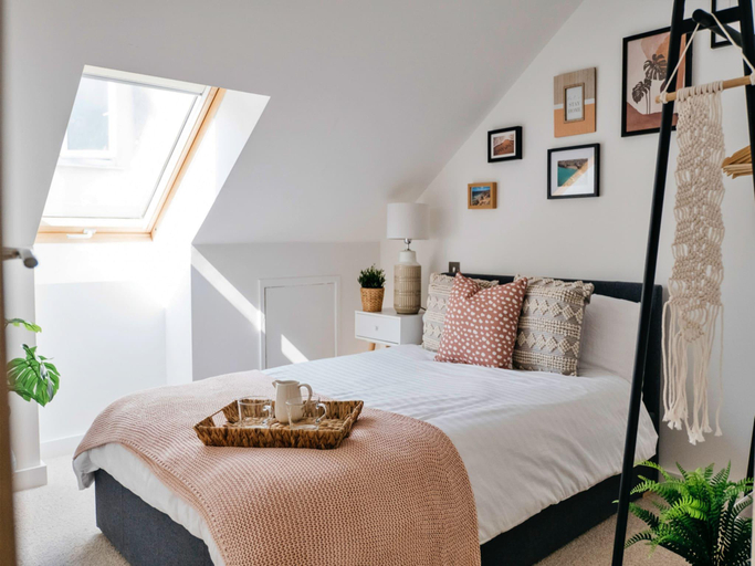 Bedroom 2, Apartment in Newquay near Surf Beaches, Cornwall