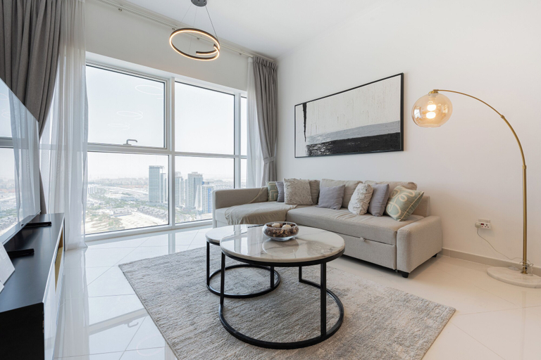 Living area 3, Carson B Residences- Damac Hills - Dubai, Dubai