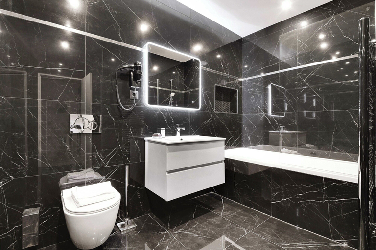 Bathroom 5, Modern Apartment - 2br/8p - Near Opera Garnier, Paris