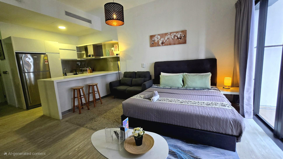 Bedroom 3, M City Duplex with KLCC Lake View, infinity pool, Gombak