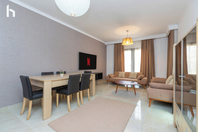 Reception 2, Family stay Apartment in Rehab city, New Cairo City