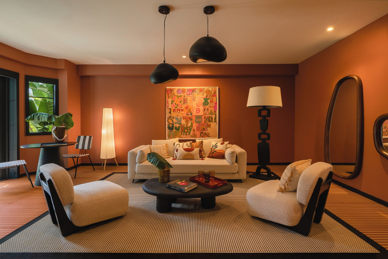 Living area 2, Maison Felix, Miami-Dade