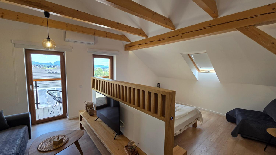 Bedroom 3, Apartamenty TAFLA nad Jeziorem Czorsztynskim, Nowy Targ
