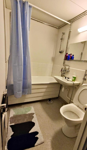 Bathroom 2, Interesting Kemi Apartment with Sauna department Free Parking, Lapland