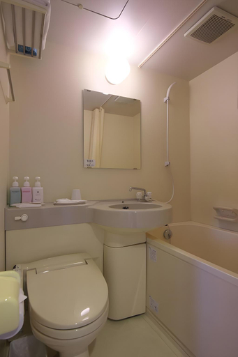 Bathroom 4, Toyooka Sky Hotel, Toyooka