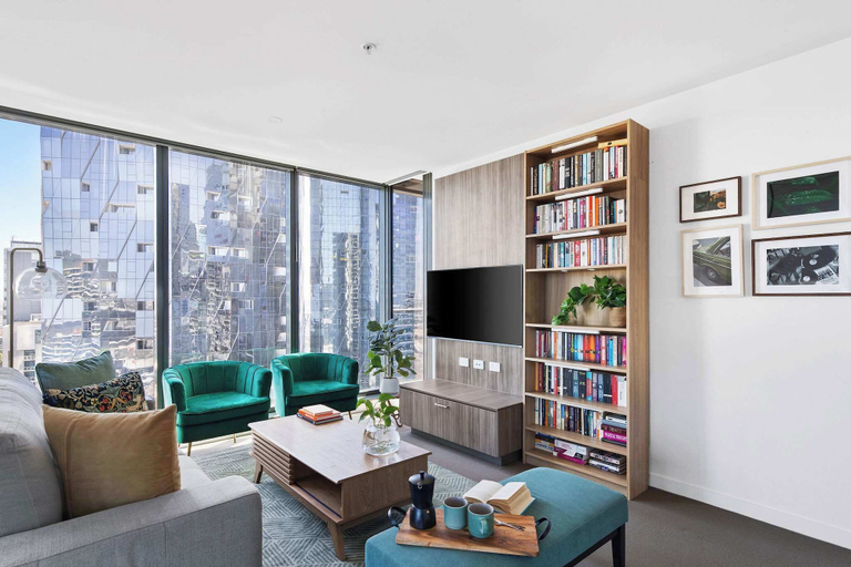 Interior 4, A Cozy 2BR Apt With Harbour Views and Free Parking, Melbourne