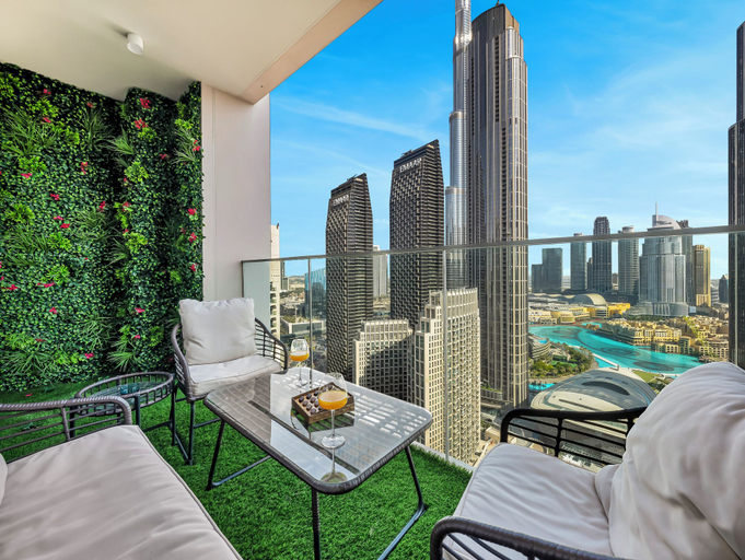 Terrace/patio 5, Skyline Luxury I Burj Khalifa & Fountain, Dubai