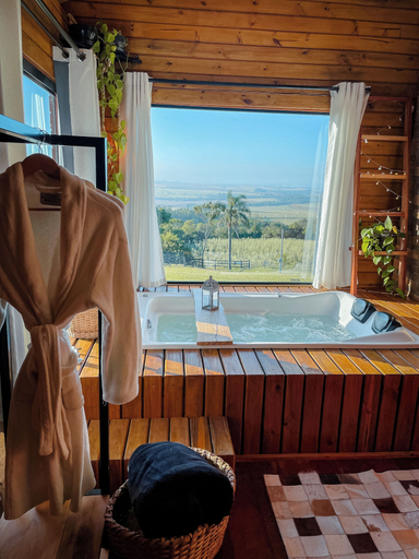 View from room, Refugio Montevale - Cabana da Palmeira, Passo do Sobrado