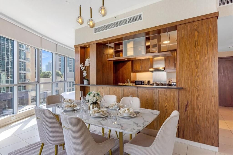 Interior 5, Durrani Homes - The Luxe 3br with Burj Khalifa and Fountain View - Third room without partition, Dubai