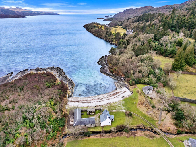 3, Cottage on Kintyre Peninsula by Ellary Burn, Argyll and Bute
