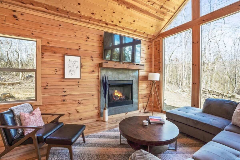 Living area 2, Fern Woods A Modern Take on Hocking Hills Cabins, Vinton