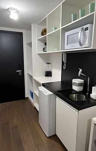 Private kitchenette, Flat 350m da praia de Tambaú - conforto, João Pessoa