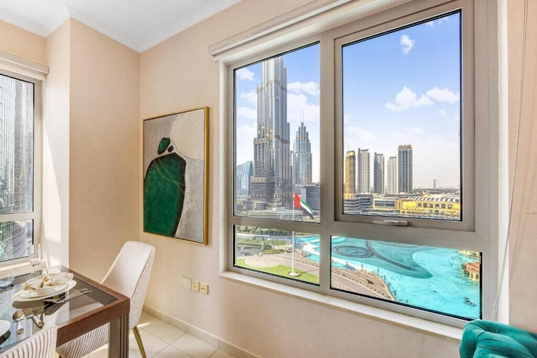 Interior detail 5, Durrani Homes - Modern Living 3br with Burj Khalifa and Fountain View - third room without partition, Dubai