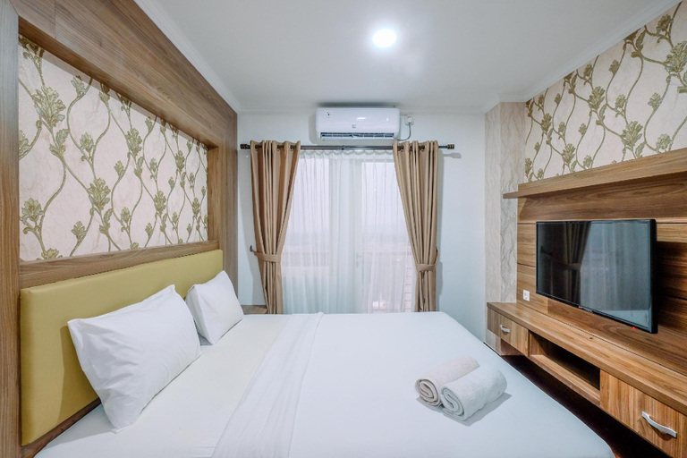 Bedroom, Minimalist Cozy Studio Sentul Tower By Travelio, Bogor