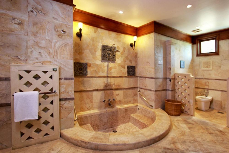 Bathroom, Indra Maya Pool Villa, Bintan Regency