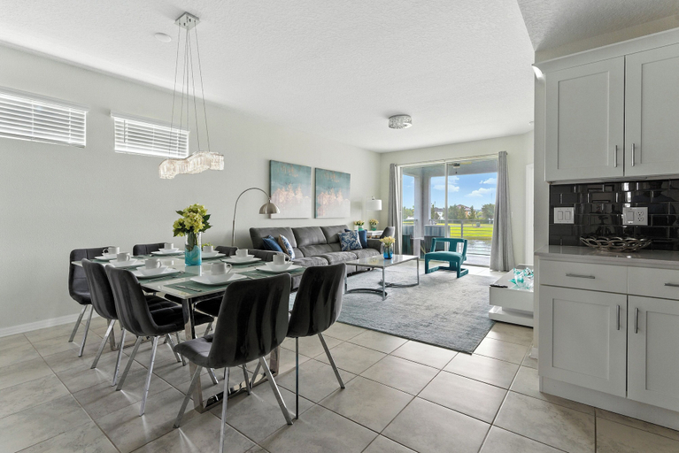 Living area 4, Storey Lake condos by UNE Homes, Osceola