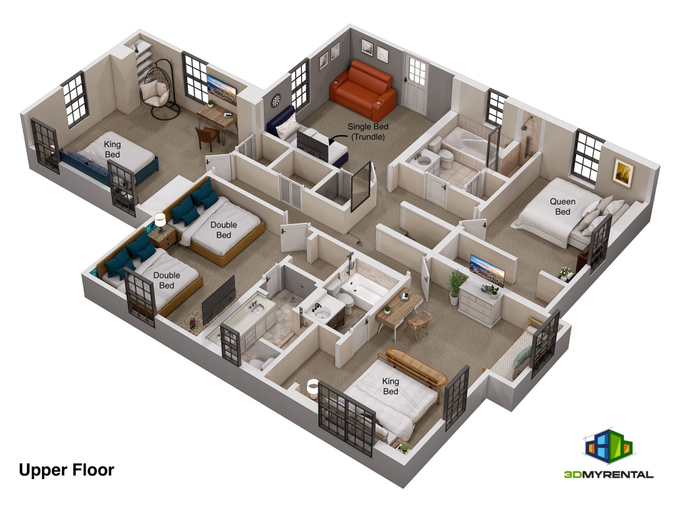 Floor plan 3, Villa Valentino Luxury 8BR Villa & Pool, Pinellas
