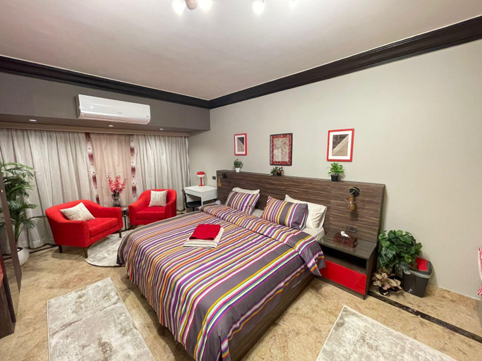Bedroom 2, Luxury Apartment Partial Nile View Cairo, Ad-Duqi