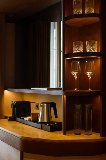 Kitchen, Confidential Room 1, stone's throw from the Louvre, Paris