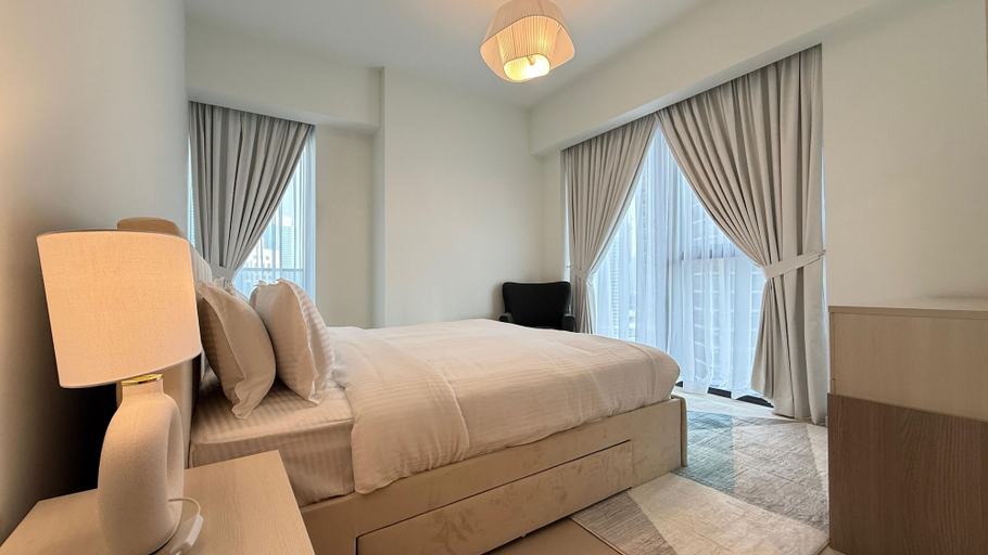 Bedroom 2, Premium 2bed Apartment In Downtown Act1 Tower, Dubai