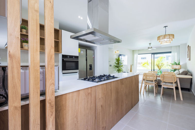 Private kitchen 3, 2BR Gardenia Retreat - Picuzzi & Pool, Salvaleon de Higuey