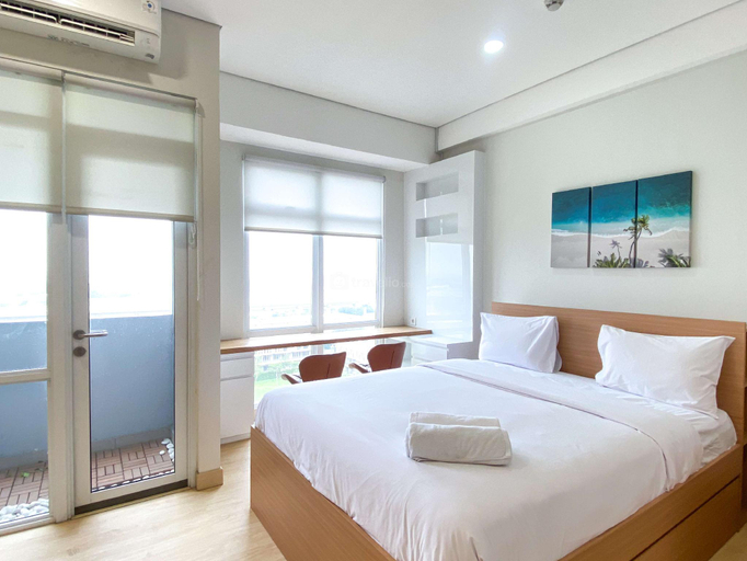 Bedroom 2, Relaxing Studio at Vasanta Innopark By Travelio, Cikarang