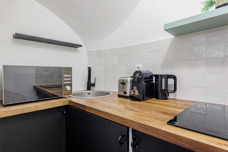Private kitchen, Cozy Appartement- 1br/3p - Arts-et-metier, Paris