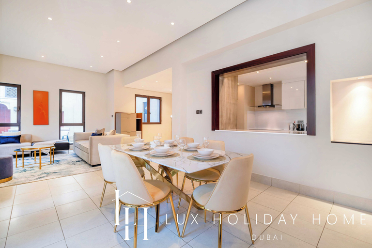 In-room dining 4, LUX The Burj Khalifa View Garden Suite, Dubai