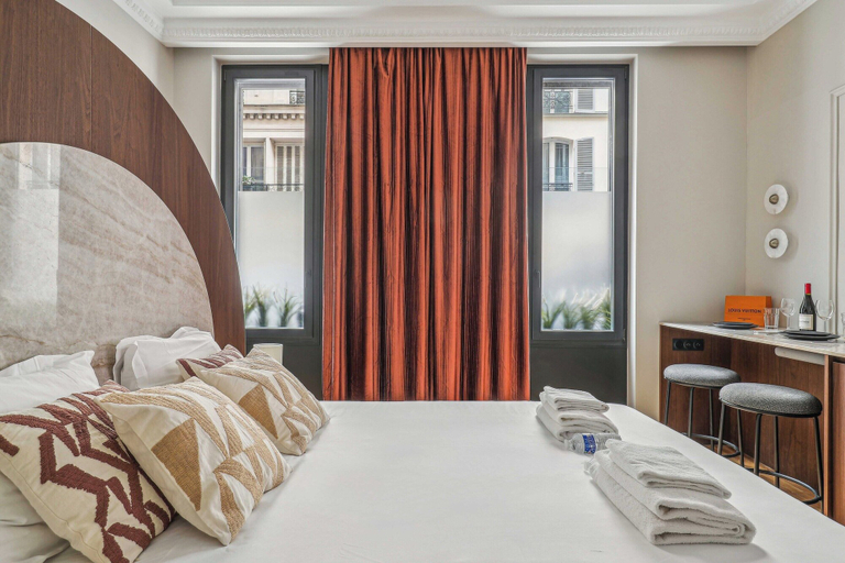 Bedroom 3, Modern Apartment - 2P - Parc Monceau, Paris