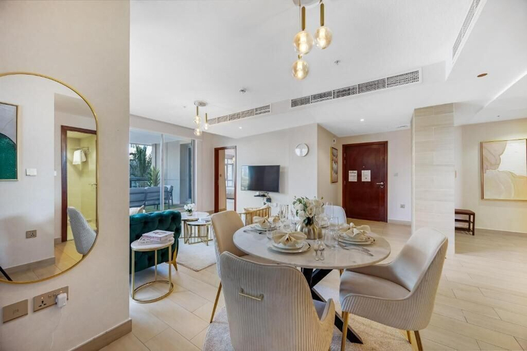 Interior, Durrani Homes - Azure 2BR with Burj Khalifa and Fountain View, Dubai