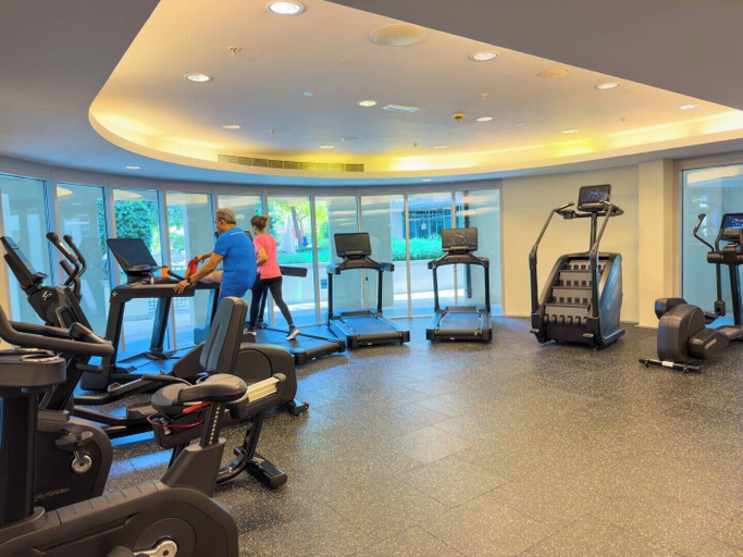 Gym, Durrani Homes - Azure 2BR with Burj Khalifa and Fountain View, Dubai