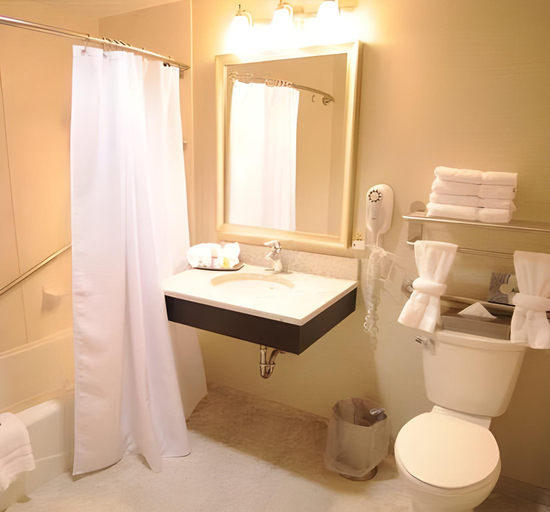 Bathroom 4, Brent House Hotel, Jefferson