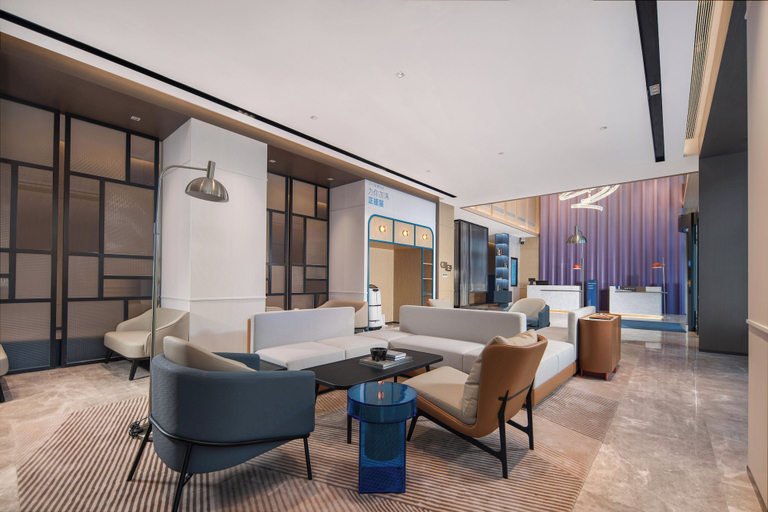 Lobby sitting area 4, Holiday Inn Express RIZHAO ORIENTAL COLORFUL CITY by IHG, Rizhao