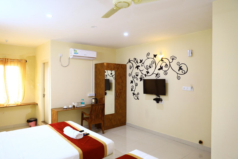 Bedroom, Sasthi Suites, Bangalore
