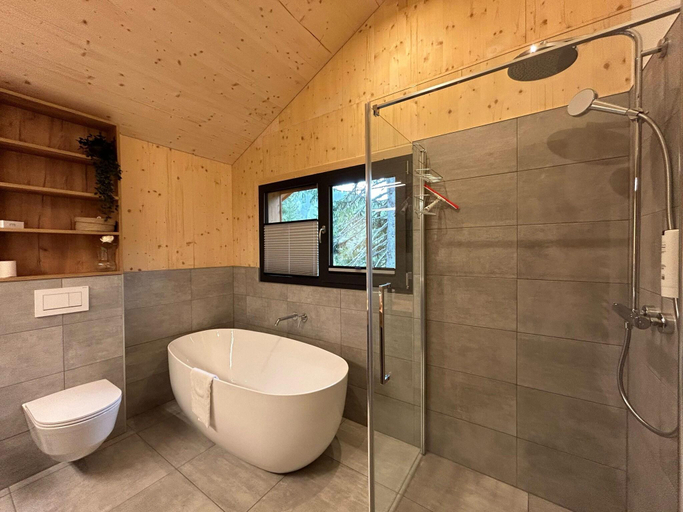 Bathroom 3, Modern chalet with indoor sauna, Murau