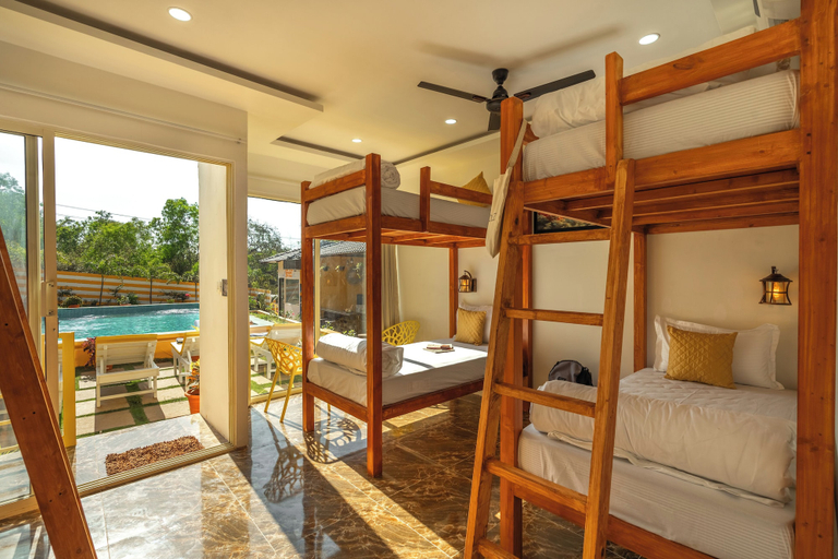 Bedroom 3, The Social Stays Goa, North Goa