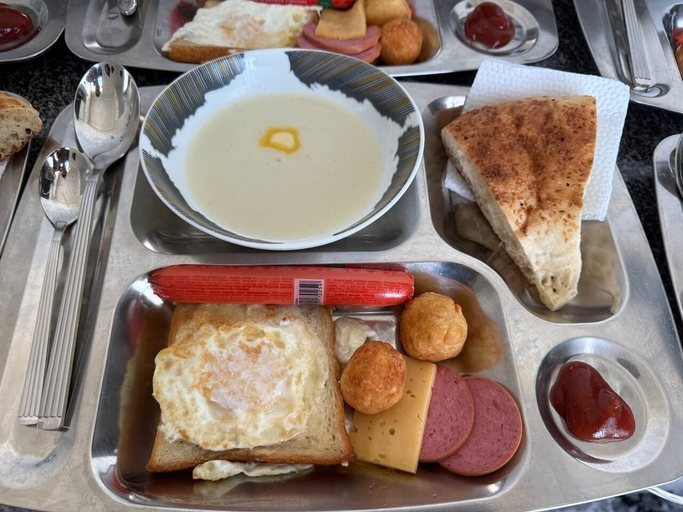 Breakfast meal 3, Hotel Bekh, Samarkand