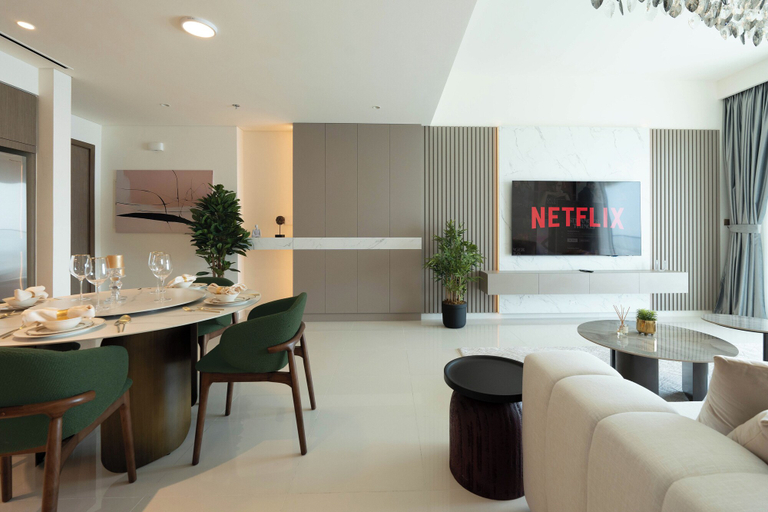Living area 5, KeyRock - Dreamy Stay Palm View, Dubai