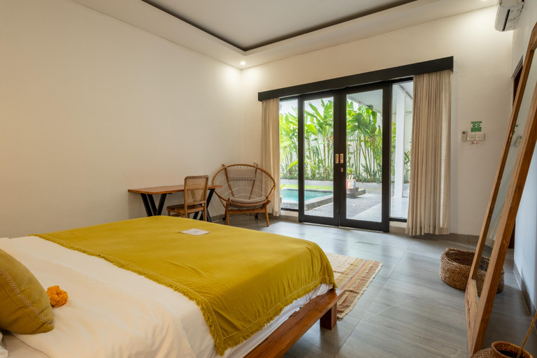 Bedroom 3, 2AGATE 2BR -1Min to Restaurant&Shop-5Min to CANGGU, Badung