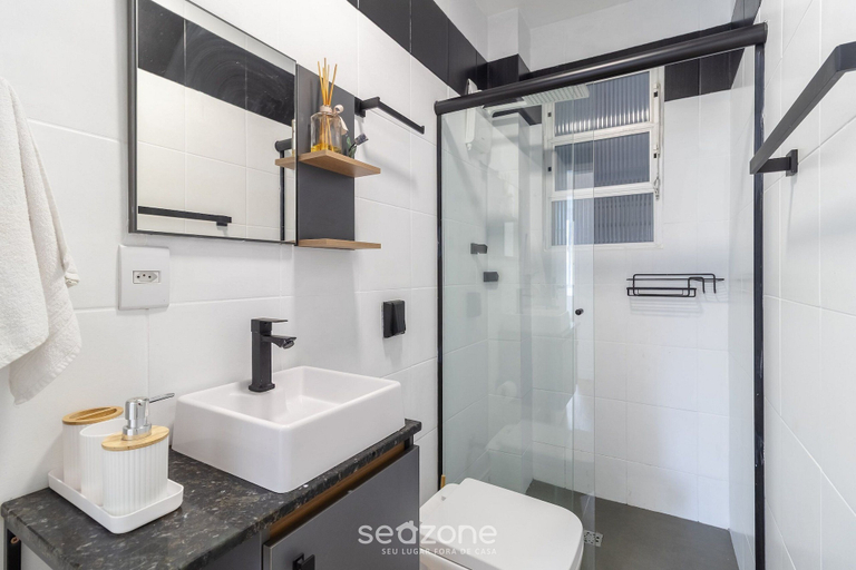 Bathroom, Comfortable 3bedroom Apt. Floripa Downtown Etc0028, Florianopolis