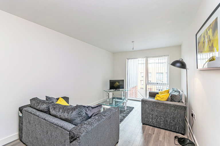 Living area 2, Halo House by Guestz, Manchester
