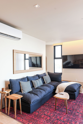 Living room 2, Distrito Puerto - Ocean & Mangrove Views, Benito Juárez