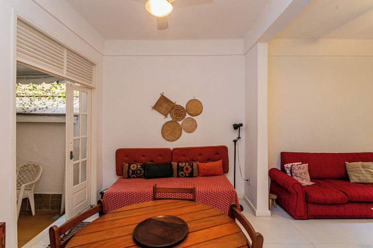 Living area 4, Copacabana com Varanda – 3 min da praia, Rio de Janeiro