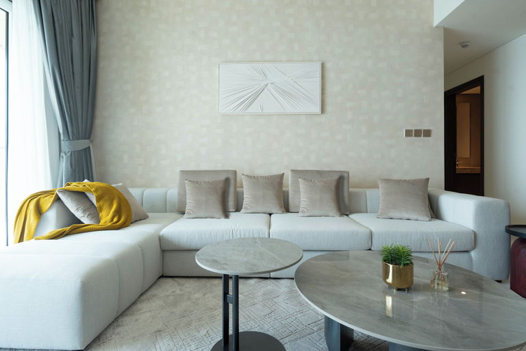 Living area 2, KeyRock - Dreamy Stay Palm View, Dubai