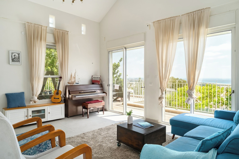 Living area 3, MAMAD - Rosh HaNikra Garden Villa by Sea N' Rent