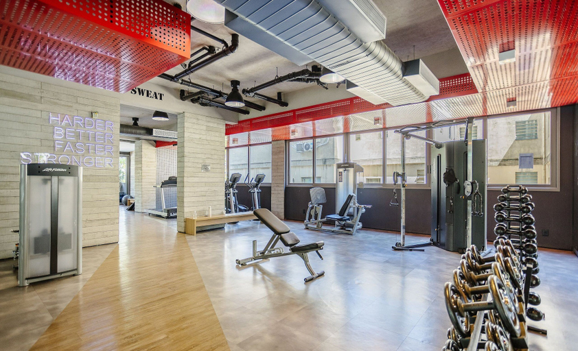 Fitness facility 2, Studio w/ pool near subway FRE2112, São Paulo