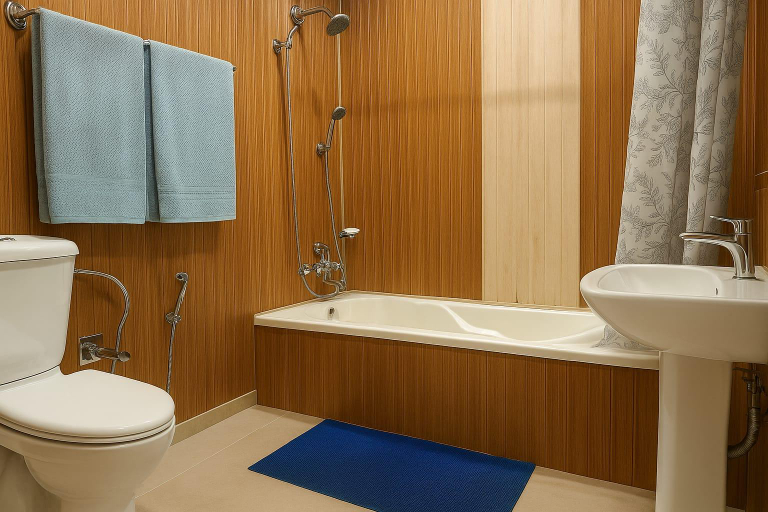 Bathroom 2, Crown Of India Group Of Houseboats, Srinagar