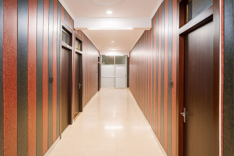 Interior entrance
